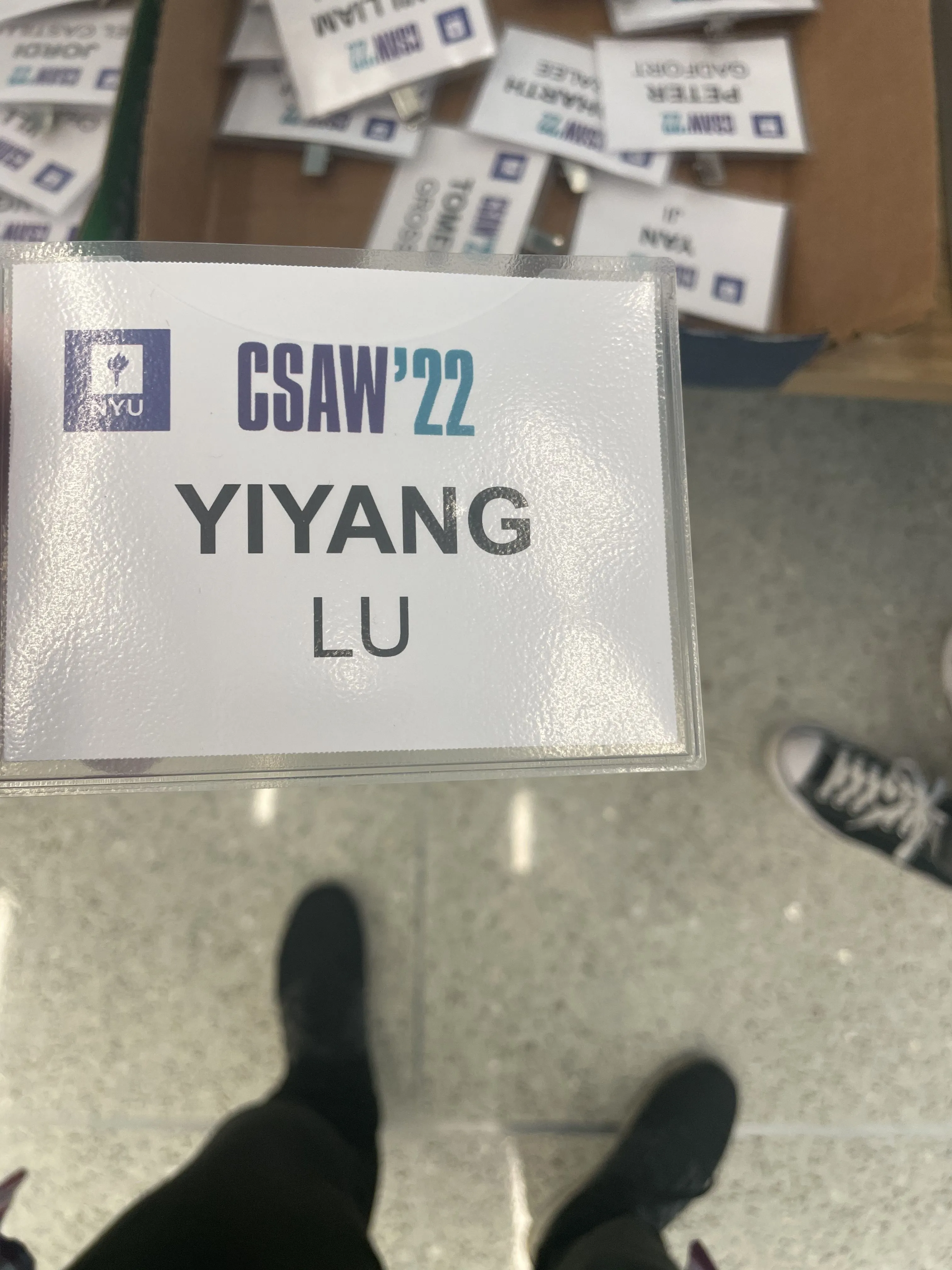 my name tag